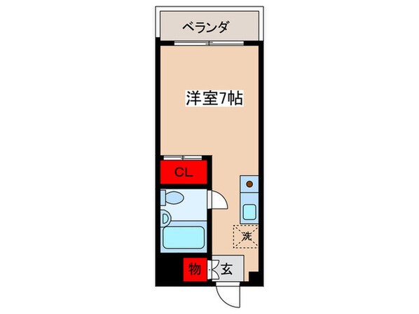 マリオン錦糸町（５０４）の物件間取画像